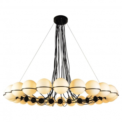 Подвесная люстра Lussole Loft Seneca GRLSP-8176 в стиле Хай-тек, цвет белый