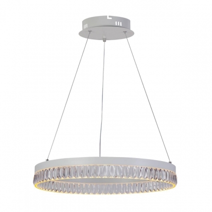 Подвесная светодиодная люстра Profit Light 6033/1A WHT в современном стиле, цвет белый
