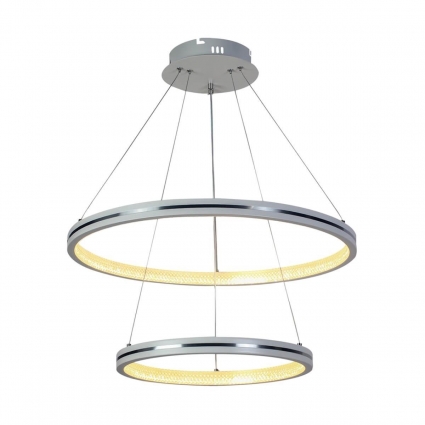 Подвесная светодиодная люстра Profit Light 6041/2 WHT в современном стиле, цвет белый