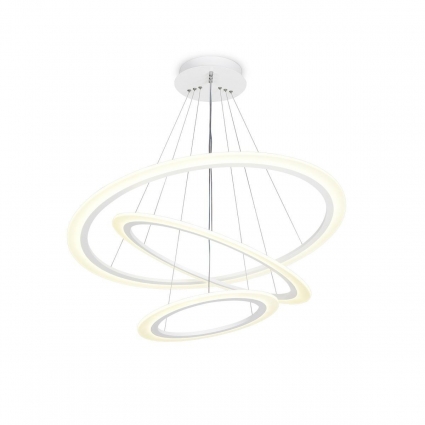 Подвесная светодиодная люстра Ambrella light Acrylica Original FA4359 цвет белый, мощность 145 Вт