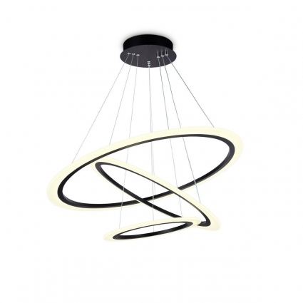 Подвесная светодиодная люстра Ambrella light Acrylica Original FA4361 цвет черный, мощность 145 Вт