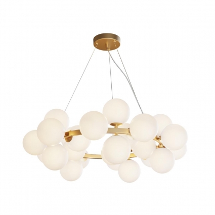 Подвесная люстра Maytoni Dallas MOD545PL-25BS в стиле модерн, цвет золотой