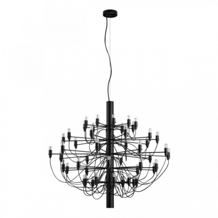 Подвесная люстра Loft IT Gino 10196/1000 Black в стиле модерн, цвет черный