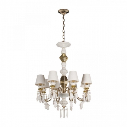 Подвесная люстра Loft IT Grace 10203/8 White в стиле модерн, цвет белый