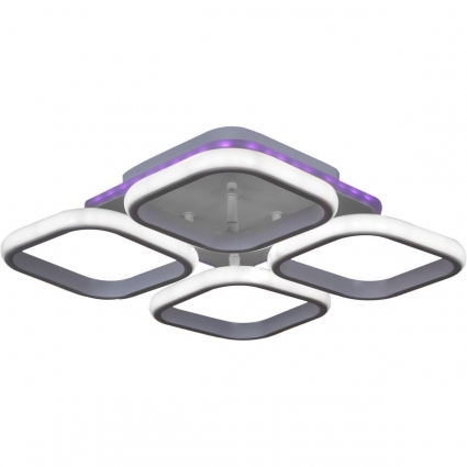 Потолочная светодиодная люстра Reluce 05854-0.3-04 WH (RGB) в современном стиле, цвет белый