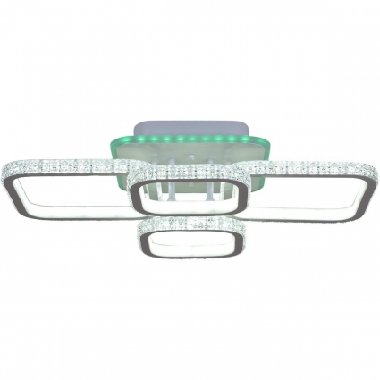 Потолочная светодиодная люстра Reluce 05869-0.3-04 WH (RGB) в современном стиле, цвет белый