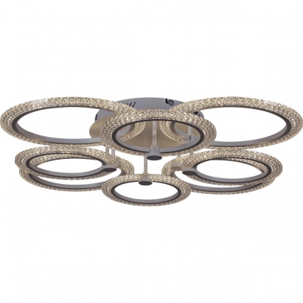 Потолочная светодиодная люстра Reluce 20707-0.3-4+4L в современном стиле, цвет белый