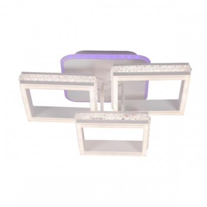 Потолочная светодиодная люстра Profit Light 6002/3 WHT в современном стиле, цвет белый