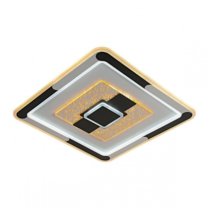 Потолочная светодиодная люстра Profit Light 7015 WHT+BLK в современном стиле, мощность 152 Вт