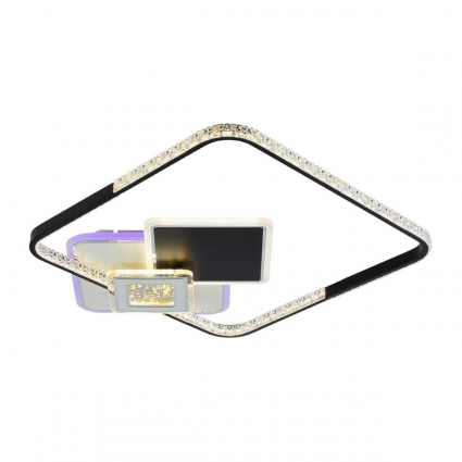 Потолочная светодиодная люстра Profit Light 8294 WHT+BLK в современном стиле, мощность 118 Вт