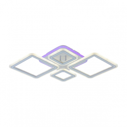 Потолочная светодиодная люстра Profit Light 8465/2+2D WHT в современном стиле, цвет белый