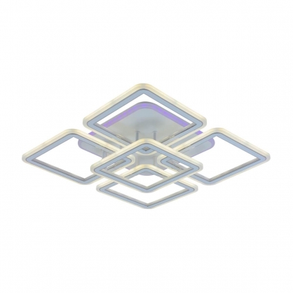 Потолочная светодиодная люстра Profit Light 8465/4+1B WHT в современном стиле, цвет белый