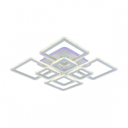 Потолочная светодиодная люстра Profit Light 8465/4+4B WHT в современном стиле, цвет белый