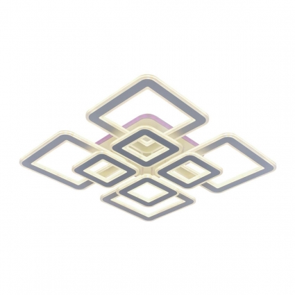 Потолочная светодиодная люстра Profit Light 8882/4+4B WHT в современном стиле, цвет белый