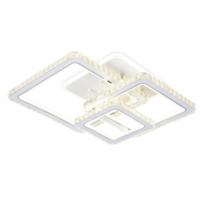 Потолочная светодиодная люстра Ambrella light Acrylica Ice FA1732 цвет белый, мощность 145 Вт