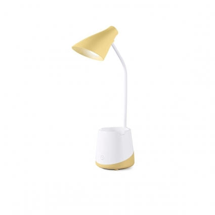 Светодиодная настольная лампа Ambrella light Desk DE564 в стиле Хай-тек, цвет желтый