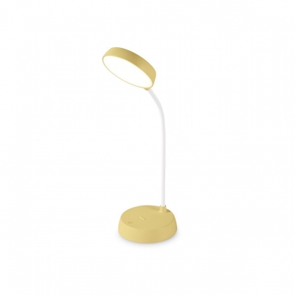 Светодиодная настольная лампа Ambrella light Desk DE611 в стиле Хай-тек, цвет желтый
