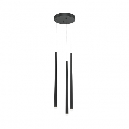 Подвесной светильник Maytoni Cascade MOD132PL-L28BK1 в стиле модерн, цвет черный