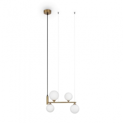 Подвесной светильник Maytoni Ring MOD013PL-04BS1 цвет латунь, мощность 100 Вт