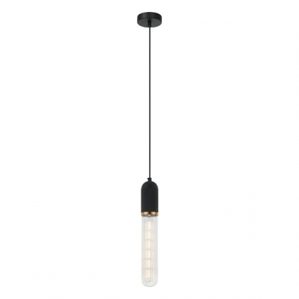 Подвесной светильник Lussole Loft Blount LSP-8786 в современном стиле, цвет черный