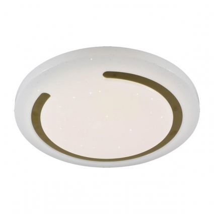 Потолочный светодиодный светильник Profit Light 2143/450 WH+CR в современном стиле, цвет белый