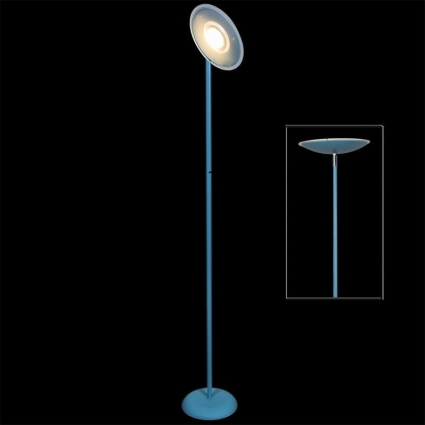Торшер Reluce 09769-0.6-01 LED в современном стиле, цвет голубой, мощность 18 Вт