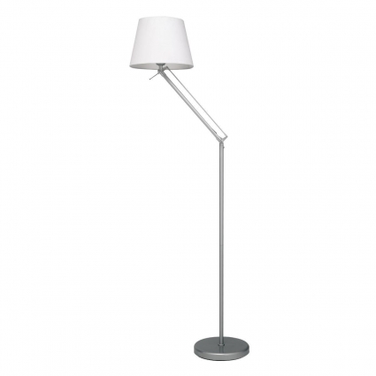 Торшер Uniel UML-T500 E27 SILVER/WHITE UL-00010181 в современном стиле, цвет серебро