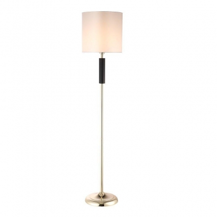 Торшер Crystal Lux Maestro PT1 Gold в современном стиле, цвет белый, мощность 60 Вт