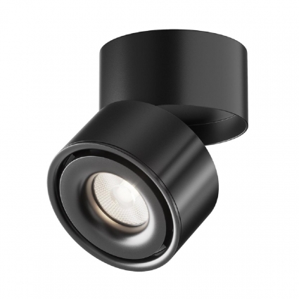 Светодиодный спот Maytoni Technical Yin Dim Triac C084CL-15W4K-D-B в стиле Хай-тек, цвет черный