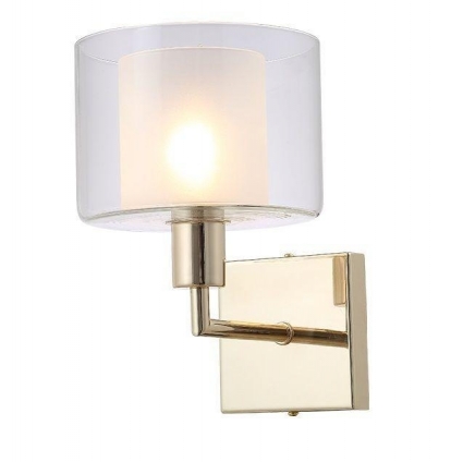 Бра Crystal Lux Maestro AP1 Gold в современном стиле, цвет белый, мощность 60 Вт
