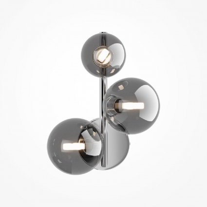 Бра Maytoni Dallas MOD545WL-03CH в стиле модерн, цвет хром, мощность 84 Вт