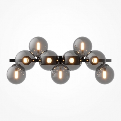 Бра Maytoni Dallas MOD547WL-09B в стиле модерн, цвет черный, мощность 252 Вт