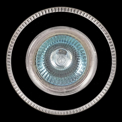 Точечный светильник Reluce 01025-9.0-001AK MR16 BK+CR в современном стиле, цвет хром