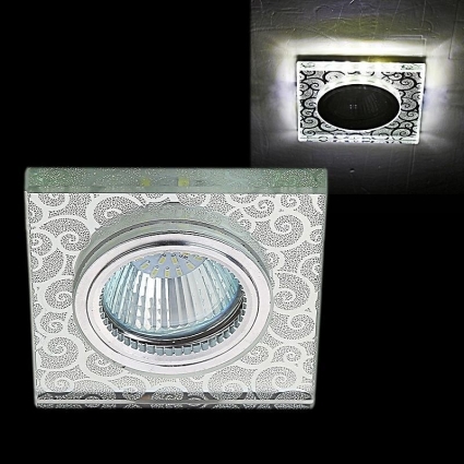 Точечный светильник Reluce 31606-9.0-001MN MR16+LED3W WH в современном стиле, цвет белый