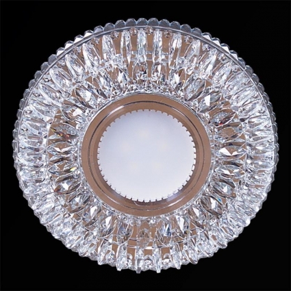 Точечный светильник Reluce 51203-9.0-001MN MR16+LED3W WH в современном стиле, цвет хром