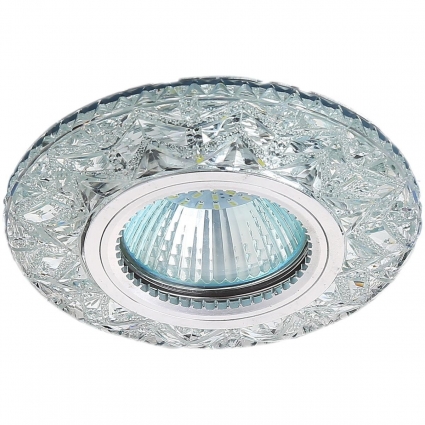 Точечный светильник Reluce 51607-9.0-001MN MR16+LED3W DL WH 4000K в современном стиле, цвет хром