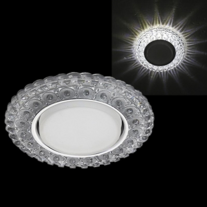 Точечный светильник Reluce 53211-9.0-001MN GX53+LED5W WH в современном стиле, цвет хром