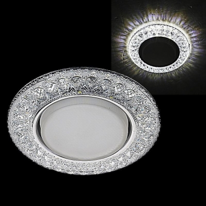 Точечный светильник Reluce 53212-9.0-001MN GX53+LED5W WH в современном стиле, цвет хром