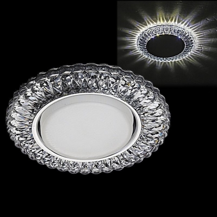 Точечный светильник Reluce 53213-9.0-001MN GX53+LED5W GY в современном стиле, цвет хром