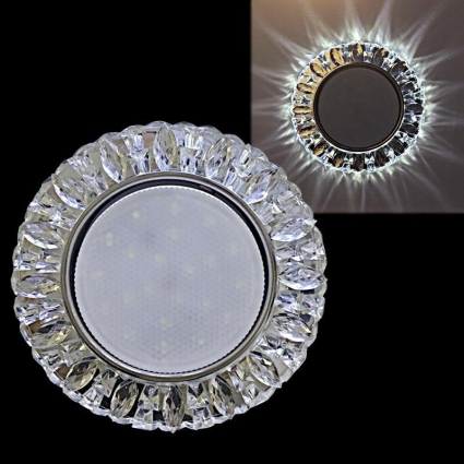 Точечный светильник Reluce 53408-9.0-001PL GX53+LED4W CL в современном стиле, цвет хром
