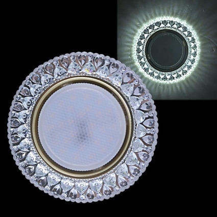 Точечный светильник Reluce 53621-9.0-001ML GX53+LED3W CL в современном стиле, цвет хром