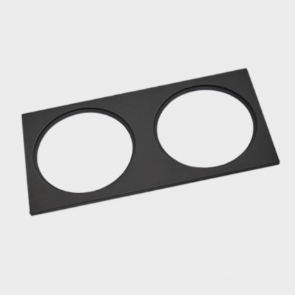 Рамка декоративная Italline IT08-8015 black в современном стиле, цвет черный