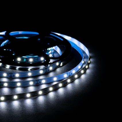 Светодиодная лента OGM 4,8W/m 60LED/m 2835SMD холодный белый 5M LSE-248, цвет белый