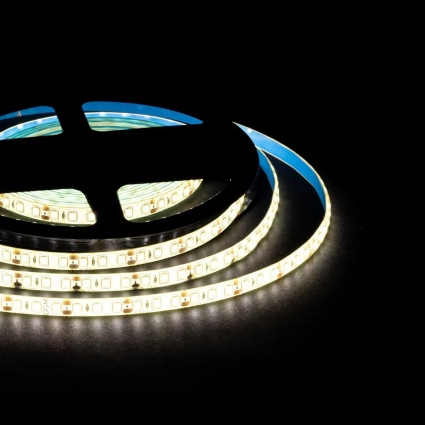 Светодиодная лента OGM 9,6W/m 120LED/m 2835SMD дневной белый 5M LSE-260, цвет белый, мощность 48 Вт