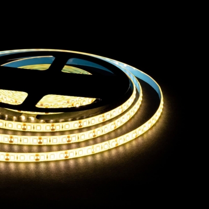 Светодиодная лента OGM 9,6W/m 120LED/m 2835SMD теплый белый 5M LSE-259, цвет белый, мощность 48 Вт