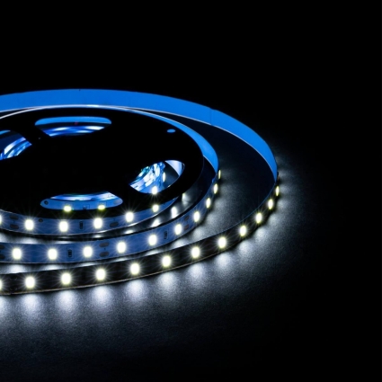 Светодиодная лента OGM 9,6W/m 60LED/m 5630SMD холодный белый 5M LSE-290, цвет белый, мощность 48 Вт