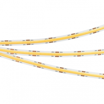 Светодиодная влагозащищенная лента Arlight 11,5W/m 54LED/m COB холодный белый 5M COB-NANO-X544-8mm 24V White6000 031906(1), цвет белый, мощность 57.5 Вт