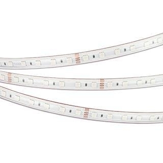 Светодиодная влагозащищенная лента Arlight 14,4W/m 60LED/m 5060SMD разноцветная 50M RTW-PS-B60-12mm 24V RGB 024587(2), цвет белый, мощность 720 Вт
