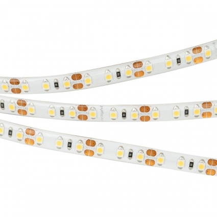 Светодиодная влагозащищенная лента Arlight 9,6W/m 120LED/m 2835SMD теплый белый 5M RTW-SE-A120-8mm 12V Warm3000 015730(3), цвет белый, мощность 48 Вт