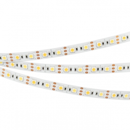 Светодиодная лента Arlight 14,4W/m 60LED/m 5060SMD теплый/холодный белый 5M RT-B60-12mm 12V White-MIX 011093(2), цвет белый, мощность 72 Вт
